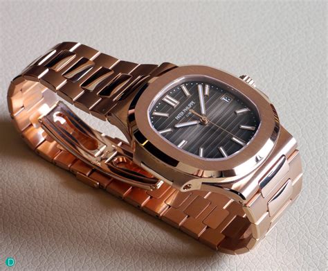 patek philippe nautilus rose gold bracelet|Patek Philippe Nautilus 5711 price.